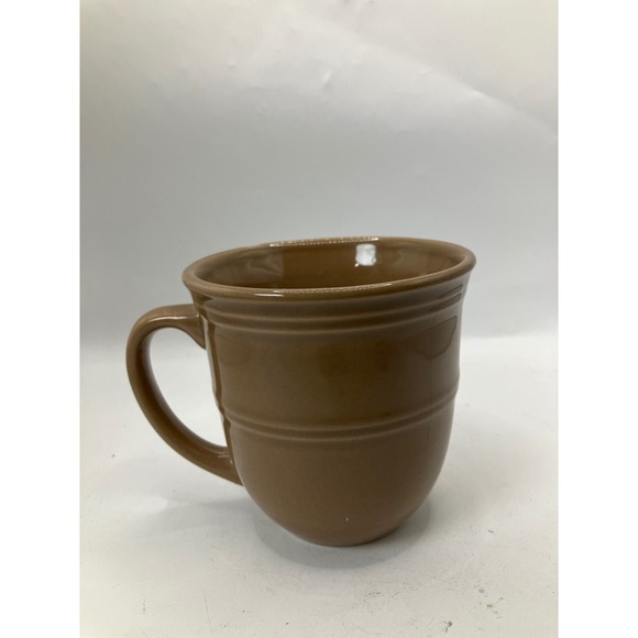 Mainstays Brown Stoneware Coffee Mug Tea Cup Farmhouse Style Kitchen Decor - Picture 1 of 8